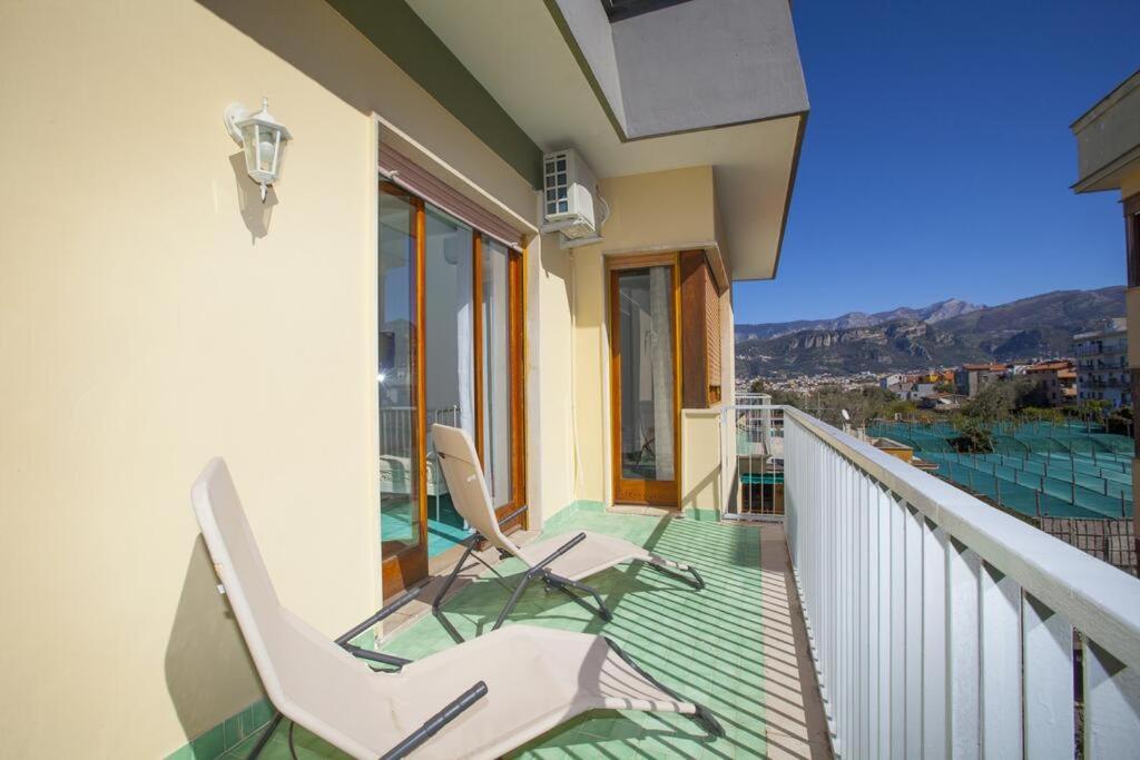 Apartamento Super Attico Vista Mare Con Piscina Península Sorrentina Exterior foto