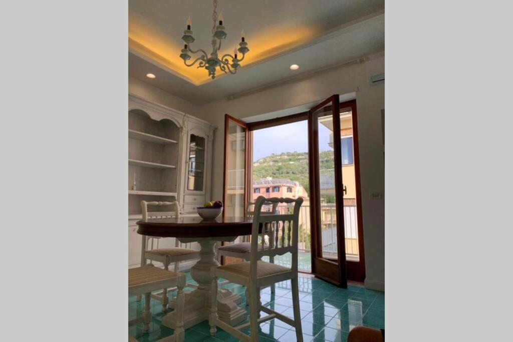Apartamento Super Attico Vista Mare Con Piscina Península Sorrentina Exterior foto