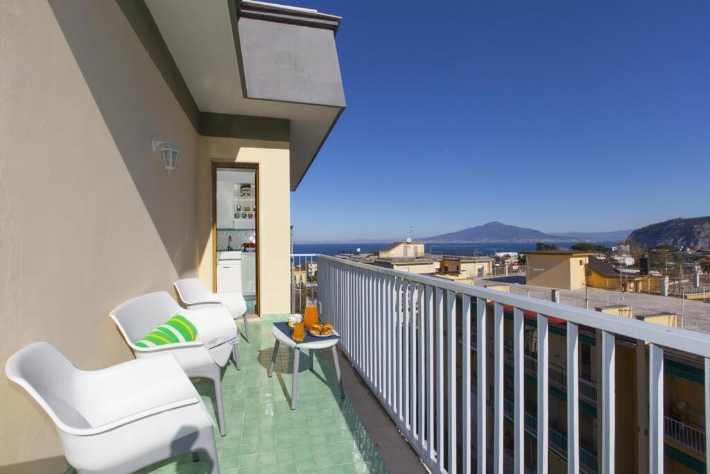 Apartamento Super Attico Vista Mare Con Piscina Península Sorrentina Exterior foto