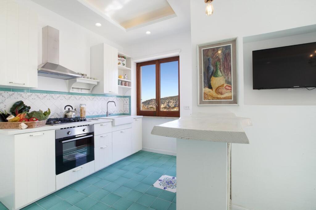 Apartamento Super Attico Vista Mare Con Piscina Península Sorrentina Exterior foto
