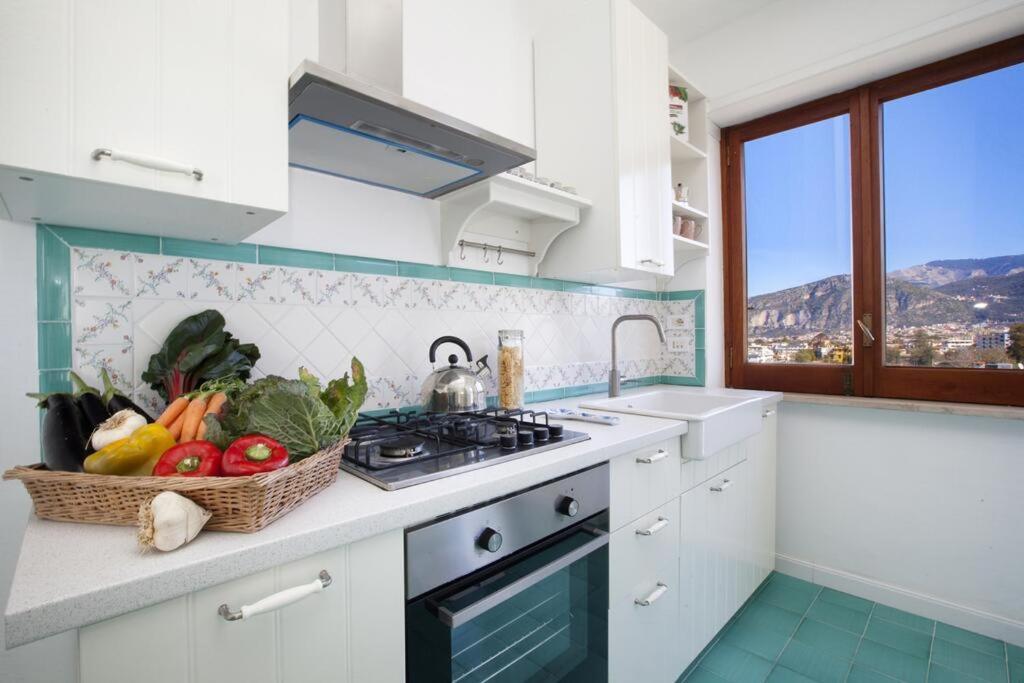 Apartamento Super Attico Vista Mare Con Piscina Península Sorrentina Exterior foto