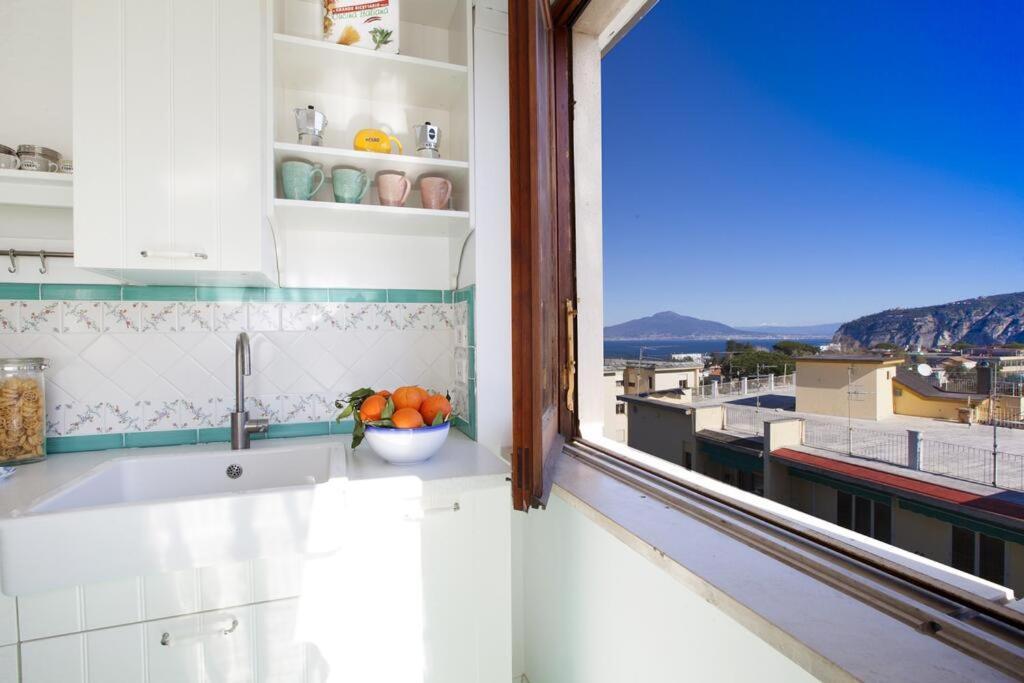 Apartamento Super Attico Vista Mare Con Piscina Península Sorrentina Exterior foto